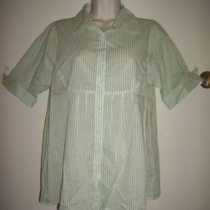 Vintage Cute Soft Striped Maternity Comfy Summer Top